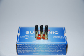 Winchester 22 sub-sonic