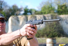 Low Mill 1911 Long Barrelled Pistol