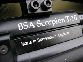 BSA Scorpion T-10 & BSA Scorpion Single Shot rifles